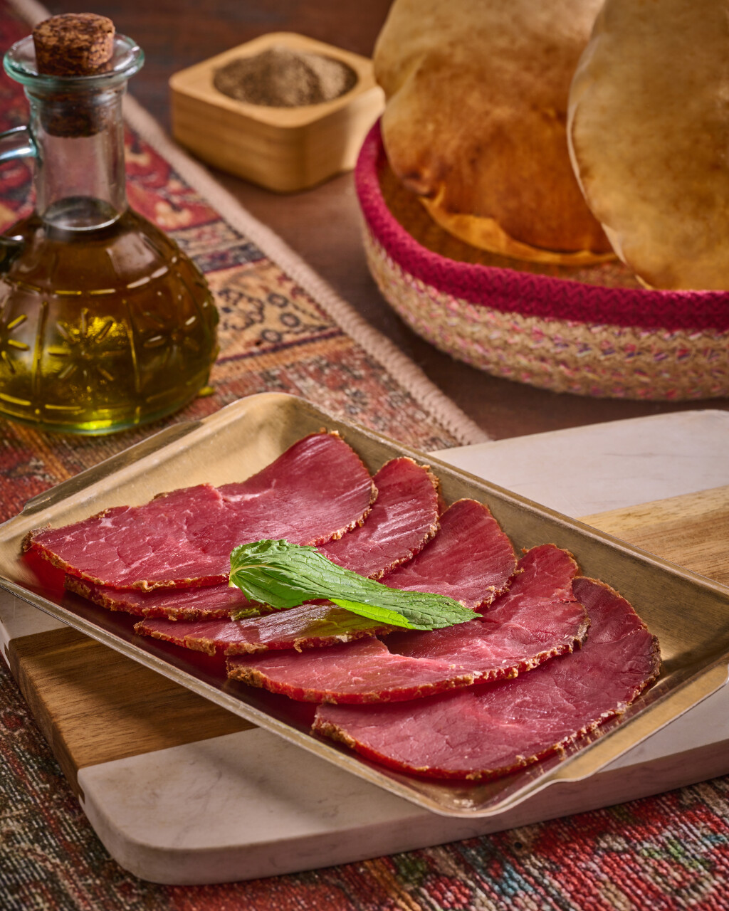 طبق بسطرمة